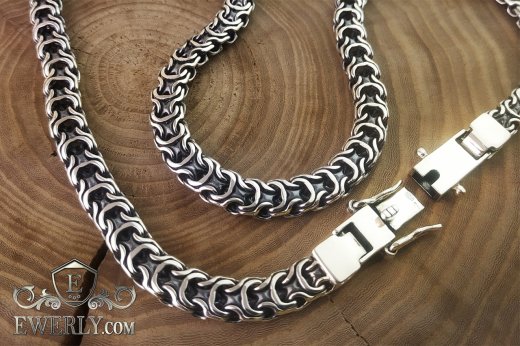 Buy weaving Ramses - silver chain 80 grams 60 cm