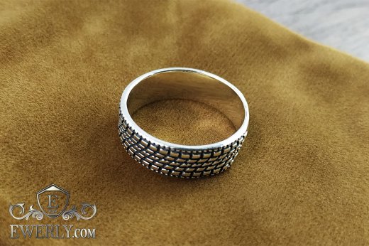 Buy ring "Tread - tire" of sterling silver