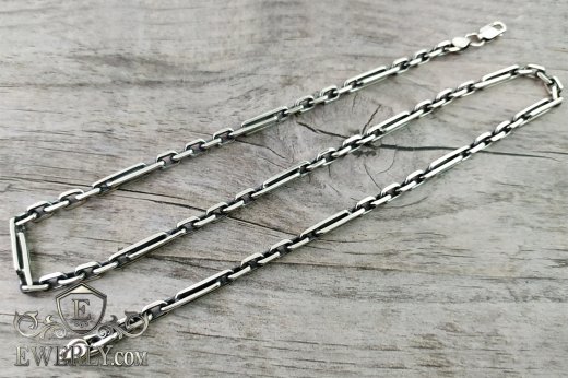 Chain "Elongated anchor" of sterling silver to buy 111004UZ