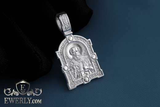 Pendant - icon of  silver to buy 08204BY