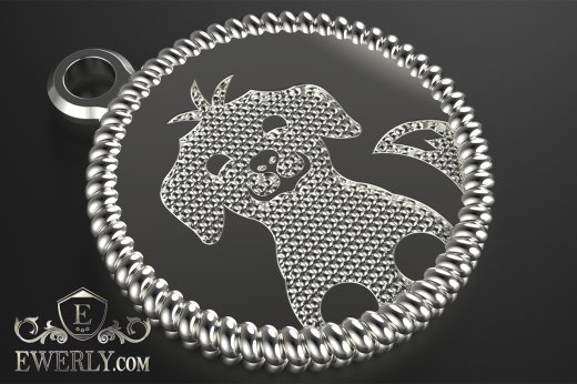 Buy a silver name medallion for a doggie 131057TW