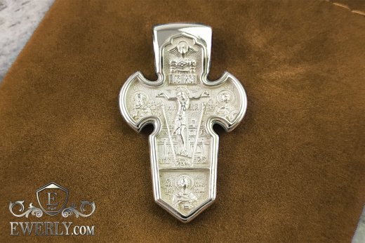 Men's cross of sterling silver to buy 0101004BY