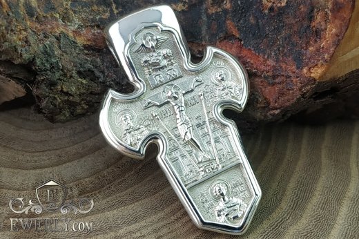 Наперсний хрест (срібло 925 проби) купити