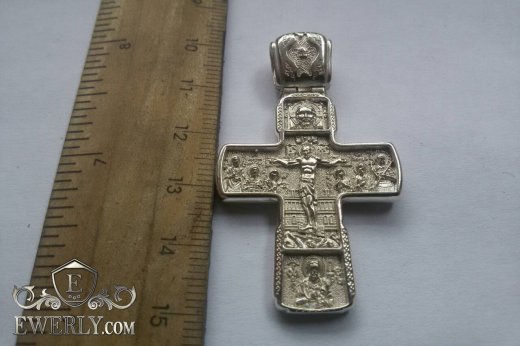 Silver cross pectoral to order / buy, price