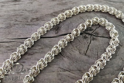 Women's chain "Rose" of sterling silver to buy 111038JZ
