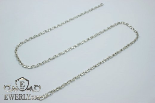 Chain "Anchor with edges" of sterling silver to buy 111006NL