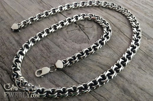 Chain "Moscow bismarck" of sterling silver to buy 111007PN