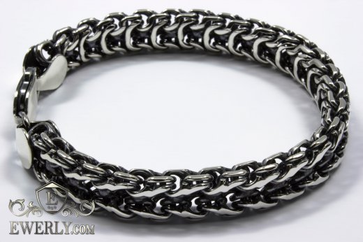 Bracelet "Phantom (Ramses and Double stream)" of  silver for men to buy 121031YJ
