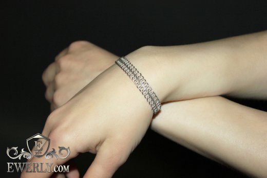 Women's bracelet "Eight" of  silver to buy 121022GWJ
