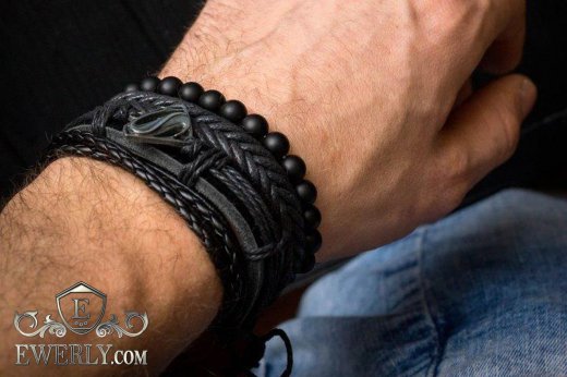 Leather bracelet to buy 124012EC