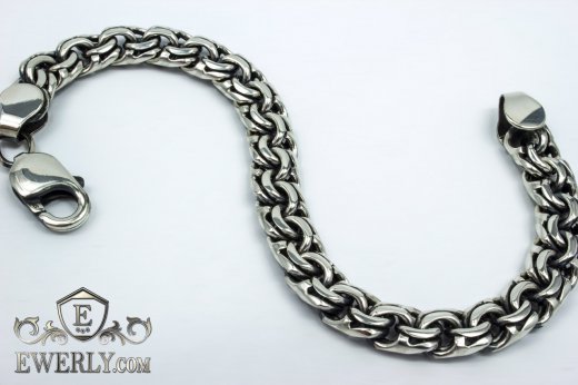 Men's bracelet "Bismarck" of  silver to buy 121003AC