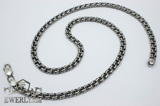 Chain "Moscow bismarck" of sterling silver to buy 111007YK